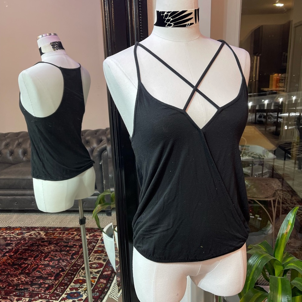 Strapped front tank